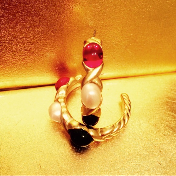 Vintage Hoop Earrings - Picture 4 of 7